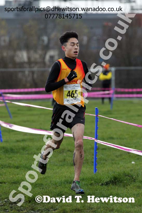 Mens under-17s North Eastern Cross Country Chanpionships. Photo: David T. Hewitson/Sports for All Pics
